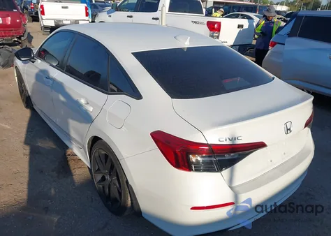 2023 Honda Civic Sport z USA, uszkodzony, nr VIN 2HGFE2F54PH519327